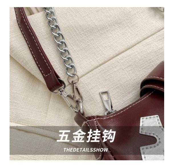 HIGH-GRADE UNDERARM BAG WOMEN'S NEW AUTUMN AND WINTER FASHION NICHE FASHION EVERYTHING RETRO CHAIN COMMUTER SHOULDER UND