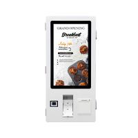 Pantalla táctil terminal de Floorstanding PCAP de la impresora térmica del quiosco del servicio del uno mismo de la posición 43