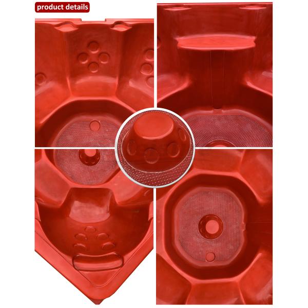 все--seater квадратная прессформа джакузи 8-person для древесин-увольнятього джакузи, джакузи с деревянной горелкой, джакузи с ванной плиты