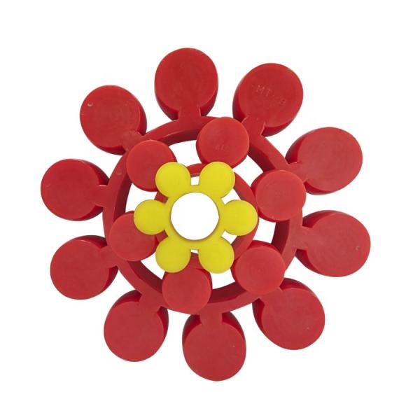 Части гибкого сцепления PU Rotex MT снабжают резиновый паук подкладкой полиуретана