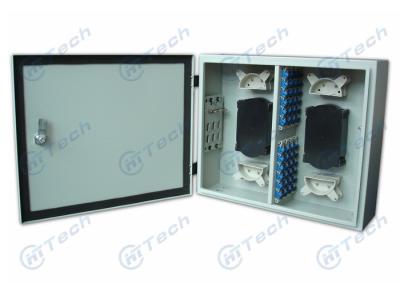 12-96 Cores Fiber Optic Distribution Box Cold Rolling Steel Material 48 Ports