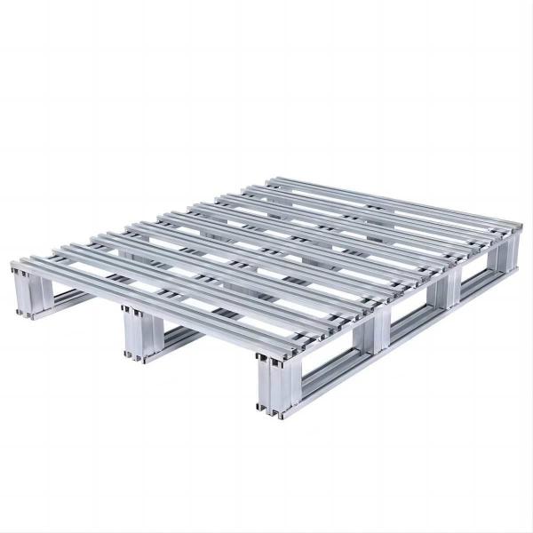 QF-Pallet Single/Double Faced 4 Way Entry Load Capacity Warehouse Metal Steel Pallets