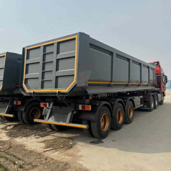 Steel U Type End Rear Dump Truck Semi Trailer 60 Tons 70 Tons Dumper Tipper Trailer for Truck Trailer