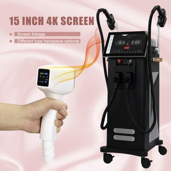 Medical Grade Titanium Diode Laser Hair Removal Machine 4 Waves