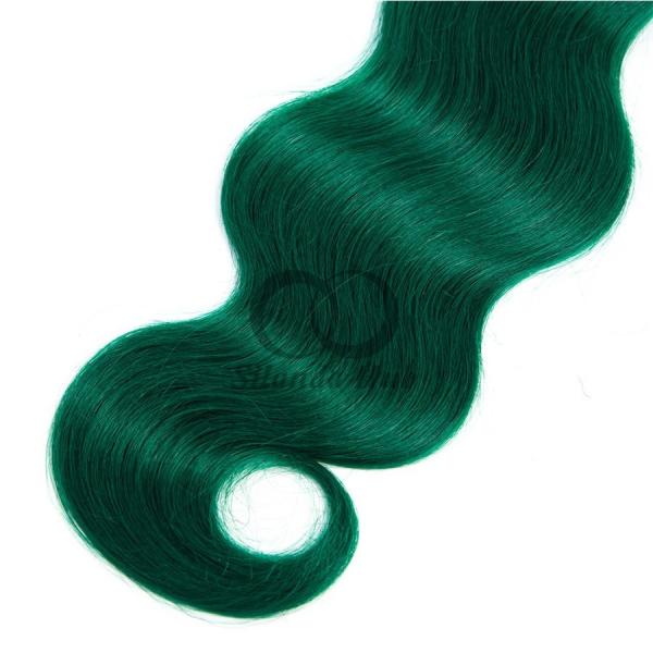 #T1B/Green Body Wave Remy Human Hair Bundles Sew In Weave Bundles Brazilian Bundle Deals