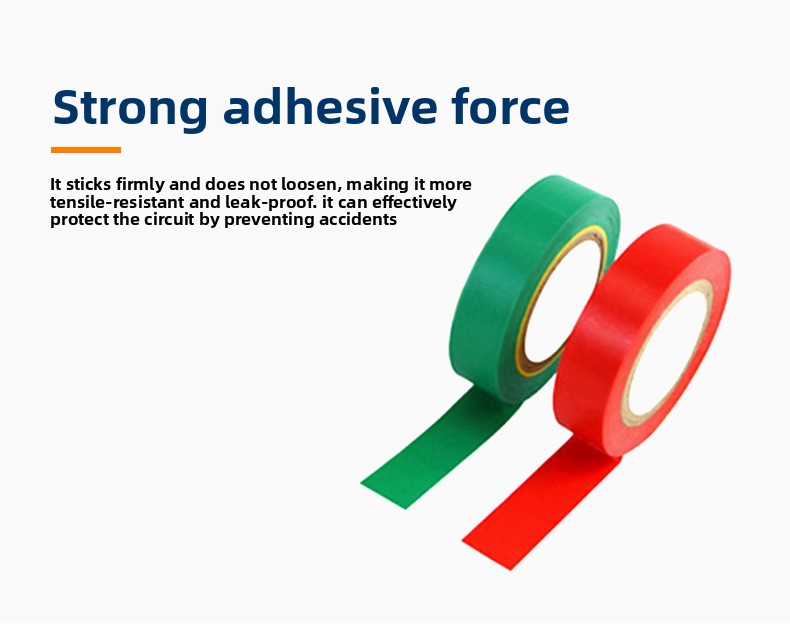 High Voltage Flame Retardant Jumbo Log Roll Electrical Tape Waterproof High Temperature PVC Electric Tape for Insulating Rubber