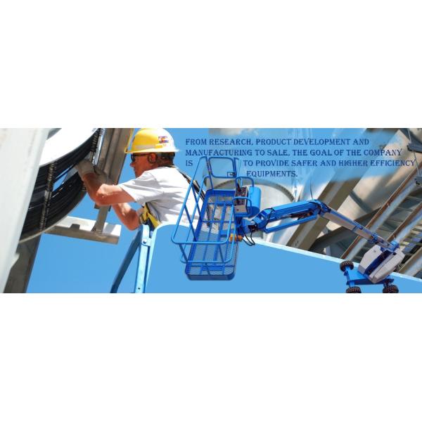 25% Max Gradeability Truck Mounted Electric Scissor Lift 4x12V 300Ah Battery