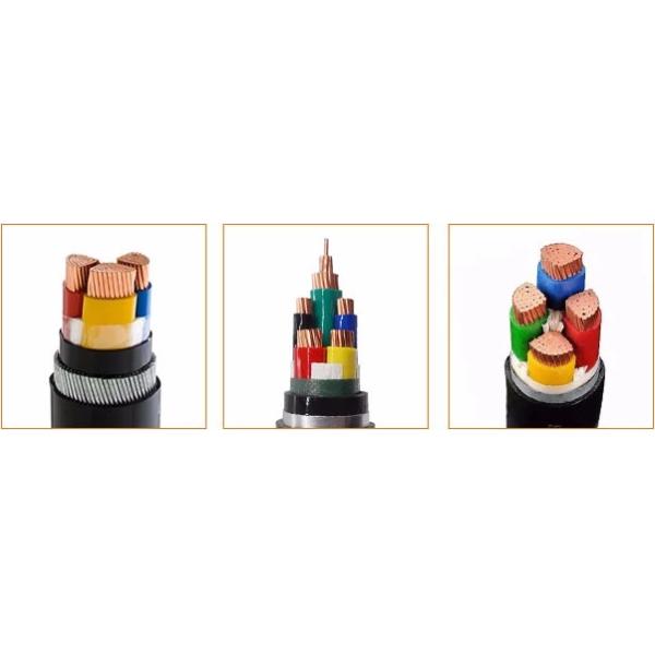 Fire Retardant Pvc Insulated Control Cable Outdoor Low Voltage Wire Black