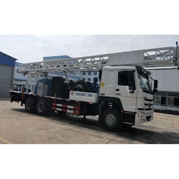 Буровая установка 6X6 двигателя дизеля 400m COMMINS установленная тележкой