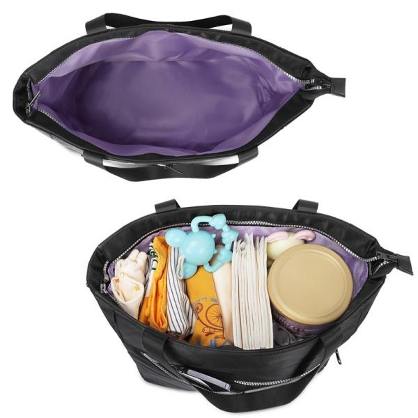 Nylon Baby Weekender Diaper Bag Backpack And Tote Insulated Large 11X5X11