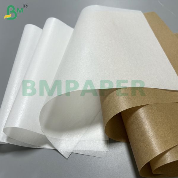 Oven - Safe Baking Paper Non Stick Brown & White Kraft Parchment Paper