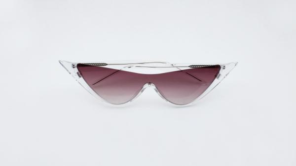 One-piece Acetate Sunglasses for Ladies Women Cateye Cool Fashion Party Wear UV 400