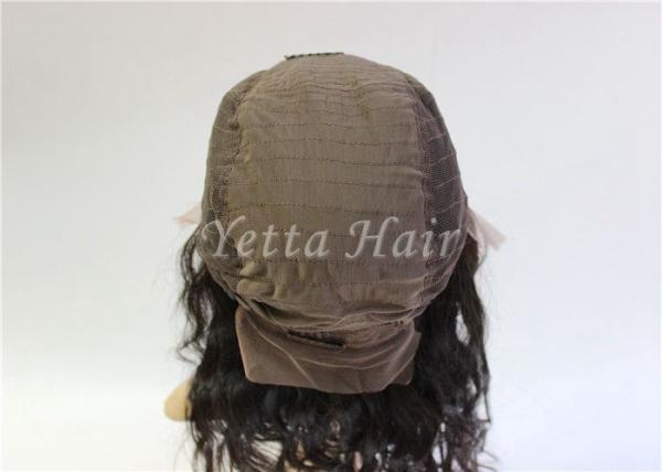 Perucas molhadas e onduladas do cabelo de Remy da parte dianteira do laço do Weave, extensões livres do cabelo do emaranhado