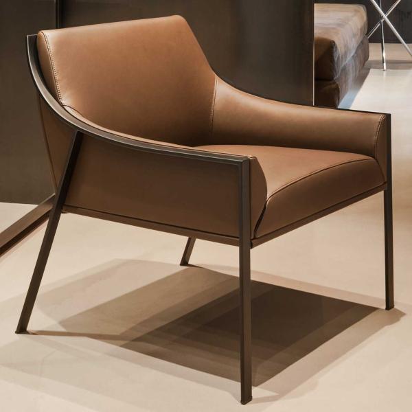 Latina L Lounge Fiberglass Arm Chair Steel Frame H 81 – 62 – 43 W 76 D 66