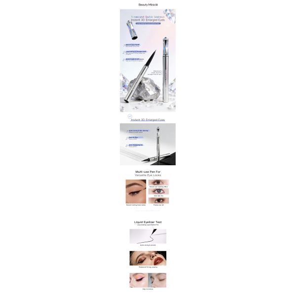 Long-lasting Quick-drying sealed Eyeliner Waterproof and Sweatproof Mineral-based Liquid-based Factory Direct Sales