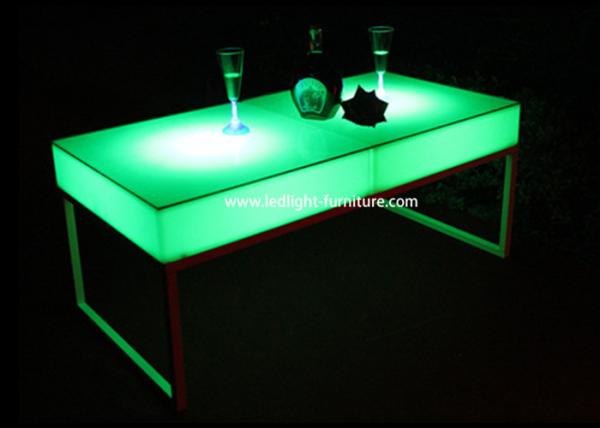 Tabela de cocktail impermeável 120*60cm do diodo emissor de luz do controlo a distância para a mobília da sala de estar