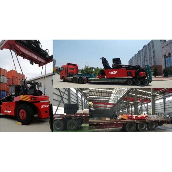 Engine 45 Ton Container Stacker 45000kg Load Capacity