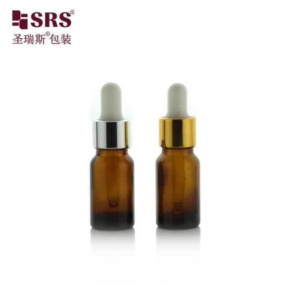 Small Size Travel Pocket Face Serum Essential Oil Glass Dropper Bottle 10ml