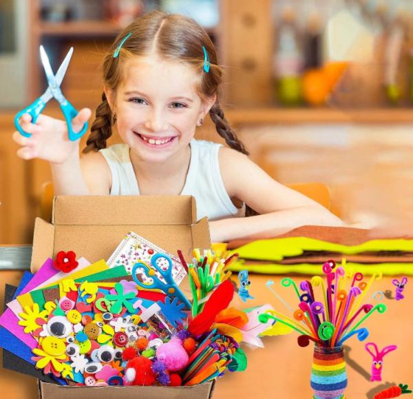 Pipe Cleaners, Chenille Stems for kids DIY material STEM craft kit 6mm X 30cm 12 inch hobbies hand-crafted material