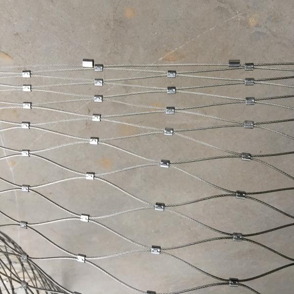 сетка кабеля нержавеющей стали 50мм гибкая