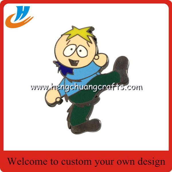 Hard enamel cartoon pin custom,Girly Majesty metal badge lapel pin with custom logo