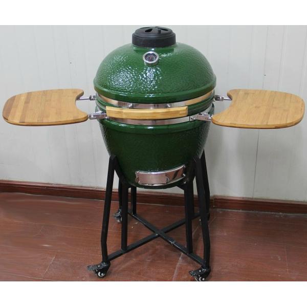 18" Ceramic Grills Charcoal BBQ Kamado Grill Green