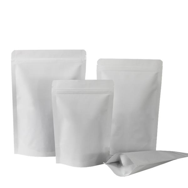 Bottom Gusset Kraft Paper Pouch Food Grade Waterproof Heat Sealing Stand Up