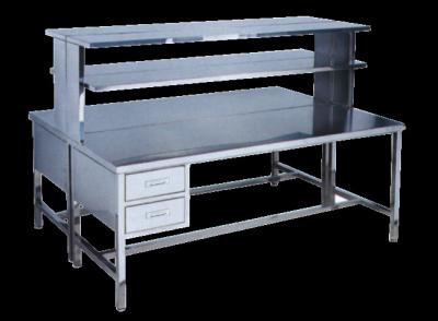 2000x1400x800/1450mm Stainless Steel Medical Table Instrument Check And Package Table