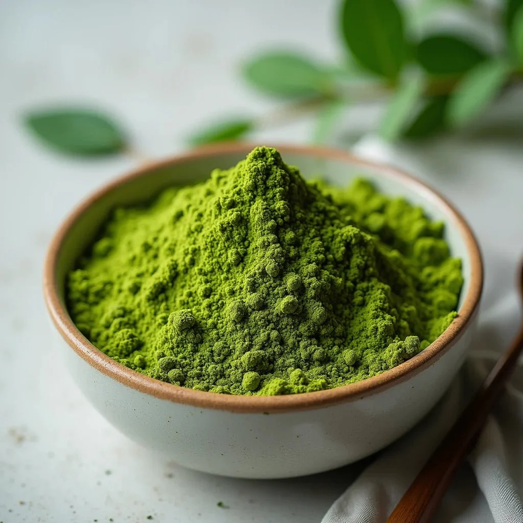 Organic Tencha Green Tea Leaves Oil-Dispersible Raw Material for Chocolate Confectionery Matcha Production