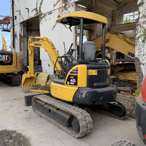 26.1KW 0.14m3 Использованный Komatsu PC40 мини экскаватор в Японии