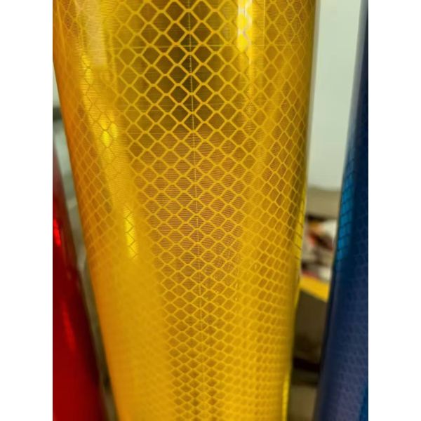 Durability 7 years fexible Acrylic High Intensity Prismatic Grade reflective film sheeting