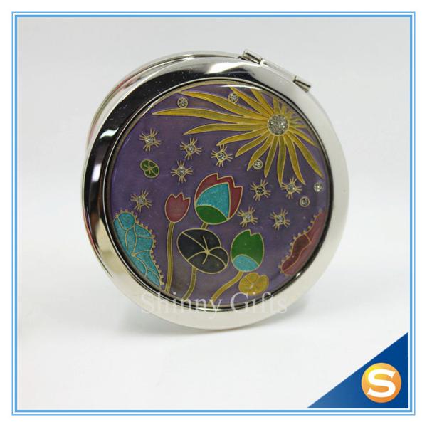 Shinny Gifts Hot Sale Factory Directly Makeup Mirror Small Metal Mirror