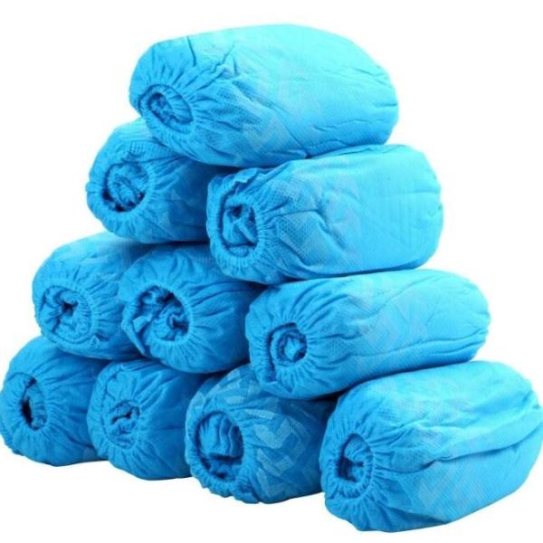 Breathable SMT Workshop Disposable Non Woven Shoe Cover