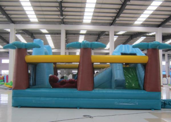 Attractive Dinosaur World Big Jumpy House , Outdoor Jurassic Park Kids Bounce House