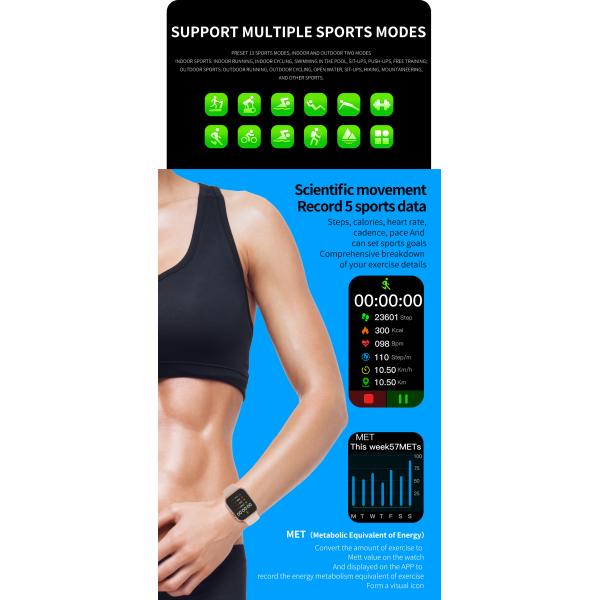 Умный экран IP67 цвета монитора кровяного давления тарифа сердца отслежывателя фитнеса дозора браслета диапазона 2021 новый M6 для мобильного Pho