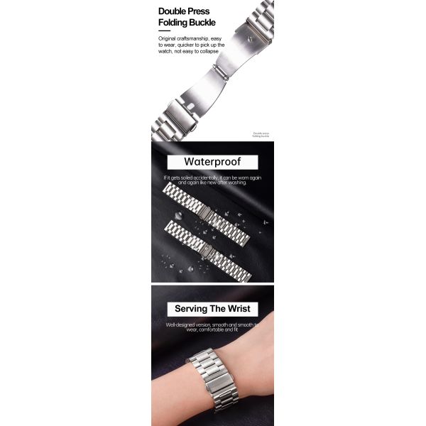 Metal Watch Band · Compatible With Smartwatches