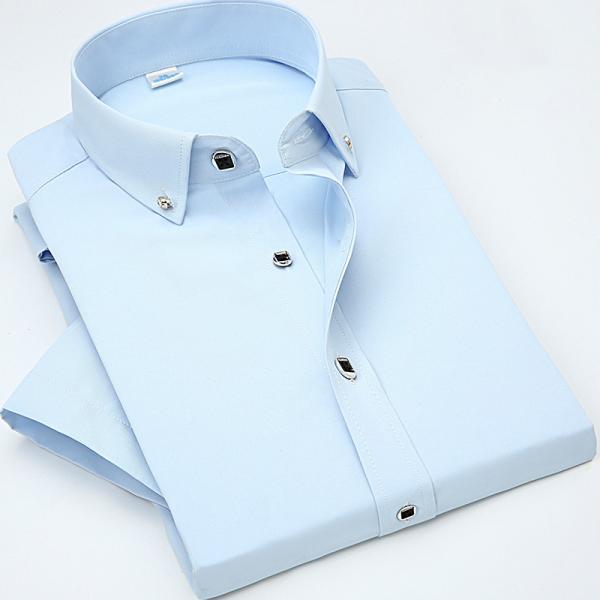 GALLERY White Long Sleeve Business Unisex Camisas Oversize Formal Shirts For Men's Polo Shirt clothes