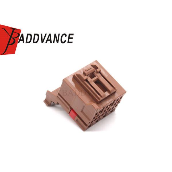 Соединителя компрессора Pin цвета Брауна электрический автомобильный женский 24 автоматических