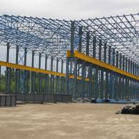 Edificio de almacén prefabricado con columna de sección H y viga soldada
