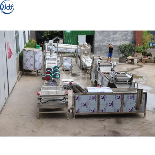 French fries and potato chips frying production line/complete French fries line