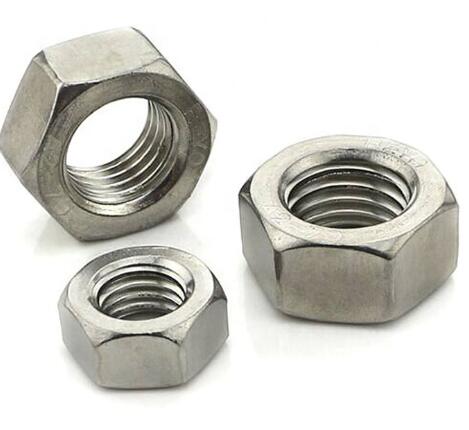 Carbon Steel / Stainless Steel Heavy Hex Nuts Hex Jam Nuts DIN934 ASTM 18.2.2