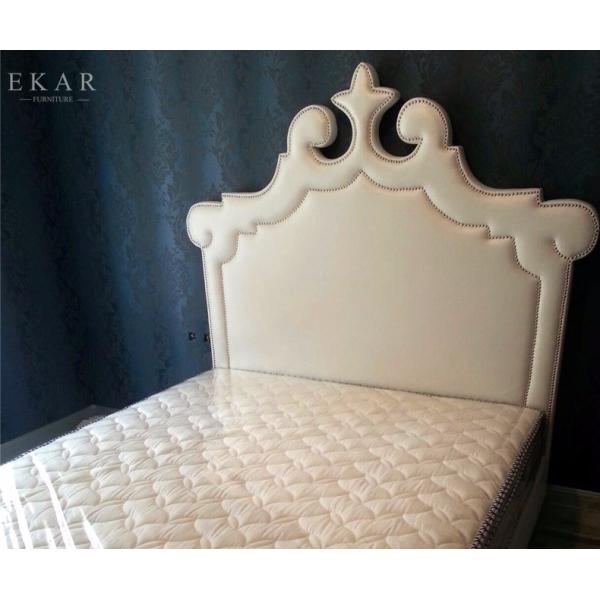 Wooden Bed Models Blue Upholstered Headboard Royal King Size Bed