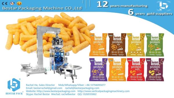 How To Make Snack Pouch, Bestar Hot Sale Weighing Packaging Machine BSTV-550AZ