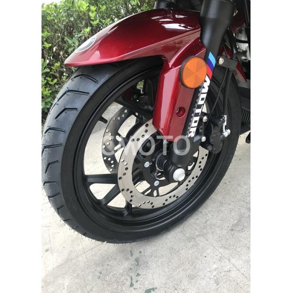 LED Light Front Rear Disc Brake Street Sport Motorcycles With Digtial Speedmeter