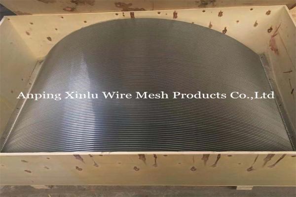 fio Johnson Sieve Bend Screen do entalhe V de 0.75mm 900 x 1300 com quadro 5 x 20mm
