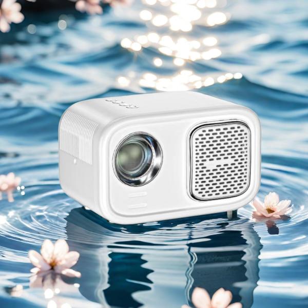 K1 White 720P Mini Projector Android 11.0 Smart Projector