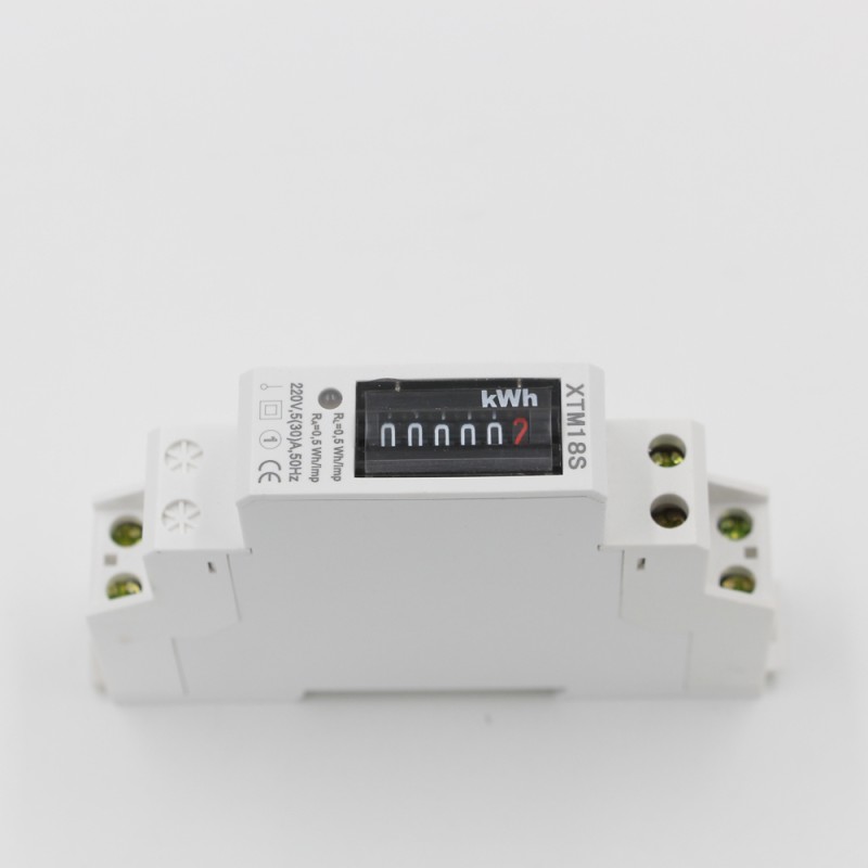 1 Phase 2 Wire XTM18S Series DIN Rail Smart KWH Energy Meter 5(30)A 230V