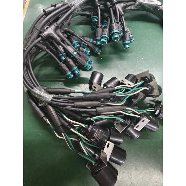 M20 2 Core Nylon Male And Female Connector For Industrial Heating Equipments