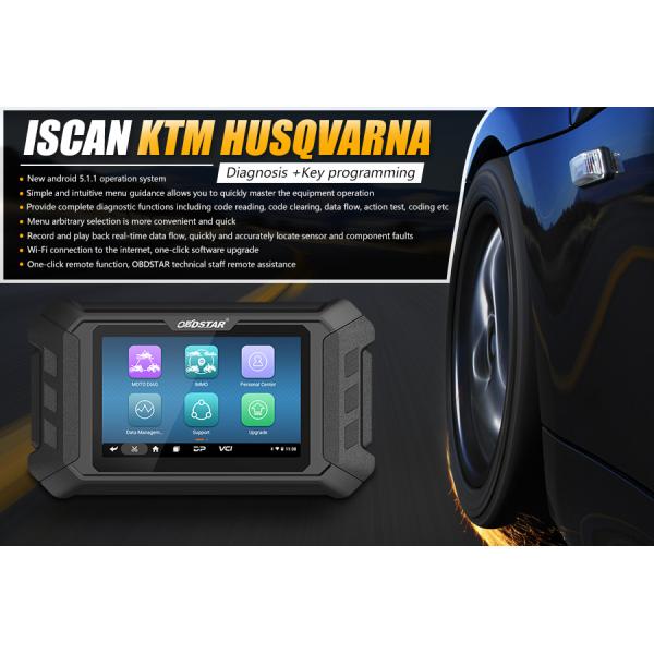 OBDSTAR iScan KTM/HUSQVARNA Intelligent Motorcycle Diagnostic Tool Portable Tablet