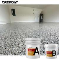 Revestimento de alto brilho do assoalho de Polyaspartic para a cozinha comercial da garagem residencial